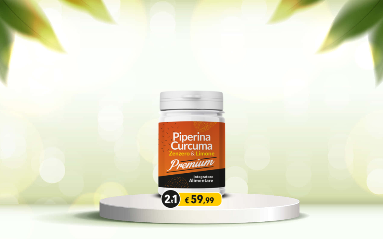 Prova Piperina e Curcuma Premium per depurare l’organismo e ritrovare benessere