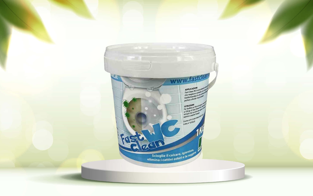 Elimina calcare e ruggine dal WC senza fatica: scopri Fast Clear WC pronto all’uso